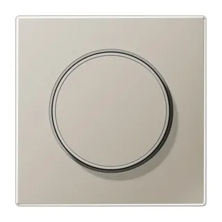 Jung Abdeckung für Drehdimmer, Serie LS, Edelstahl ES1740
