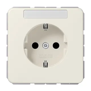 Jung SCHUKO Steckdose, 16 A 250 V ~, SAFETY+, Duroplast, Serie CD, weiß CD1520KINA