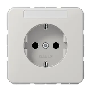 Jung SCHUKO Steckdose, 16 A 250 V ~, SAFETY+, Duroplast, Serie CD, lichtgrau CD1520KINALG
