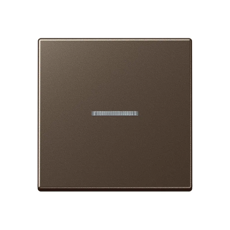 Jung KNX RF Taster 1fach, Duroplast lackiert, Serie A, mokka A10911STRFMO