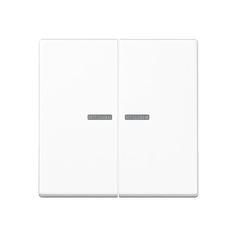 Jung KNX RF Taster 2fach, Thermoplast, Serie A, alpinweiß A10921STRFBFWW