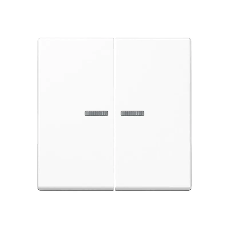 Jung KNX RF Taster 2fach, Duroplast, Serie A, alpinweiß A10921STRFWW