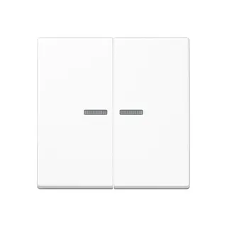 Jung KNX RF Taster 2fach, Duroplast, Serie A, alpinweiß A10921STRFWW