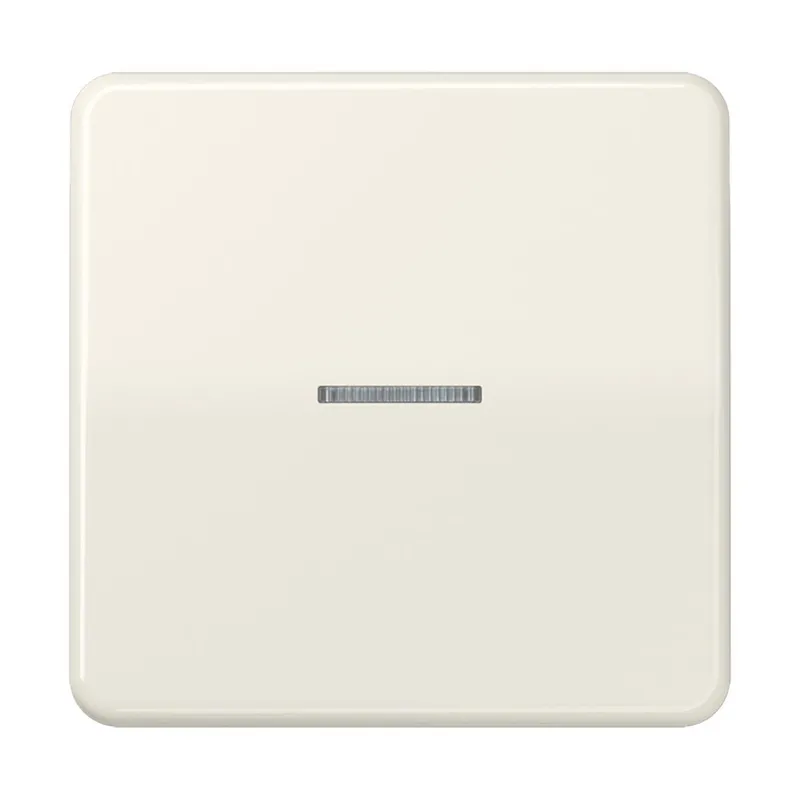 Jung HOME Taster 1fach, Duroplast, Serie CD, weiß BTCD17101