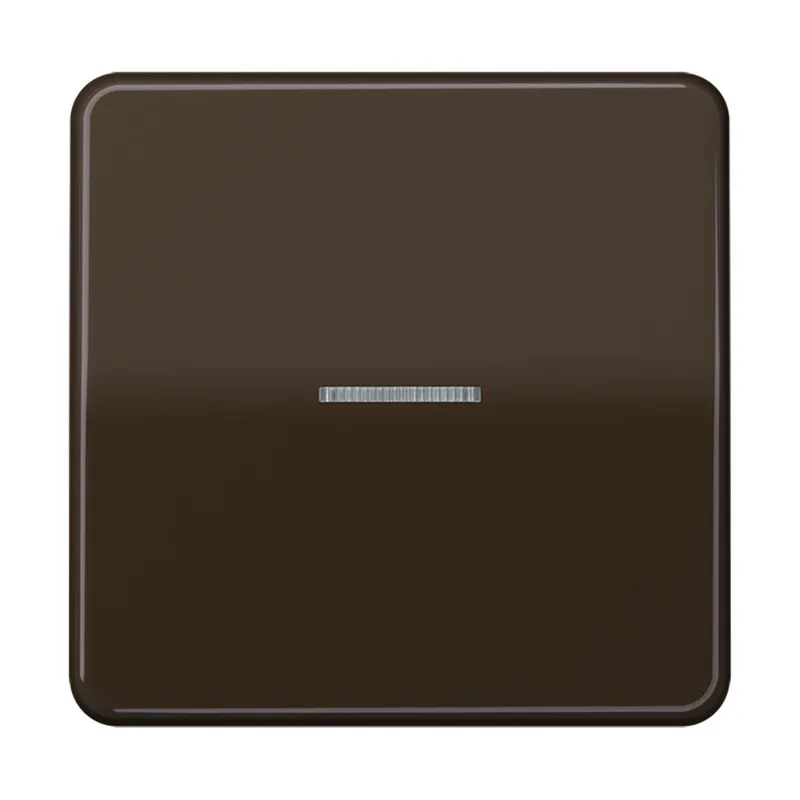 Jung KNX RF Taster 1fach, Duroplast, Serie CD, braun CD10911STRFBR
