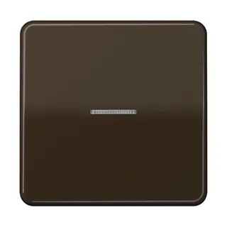 Jung KNX RF Taster 1fach, Duroplast, Serie CD, braun CD10911STRFBR