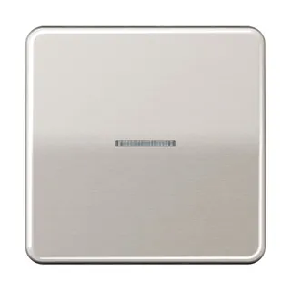 Jung KNX RF Taster 1fach, Aluminium eloxiert, Serie CD, platin CD10911STRFPT