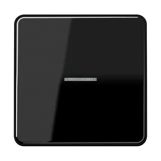 Jung KNX RF Taster 1fach, Duroplast, Serie CD, schwarz CD10911STRFSW