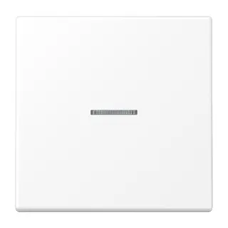 Jung KNX RF Taster 1fach, Duroplast lackiert, Serie LS, schneeweiß matt LS10911STRFWWM