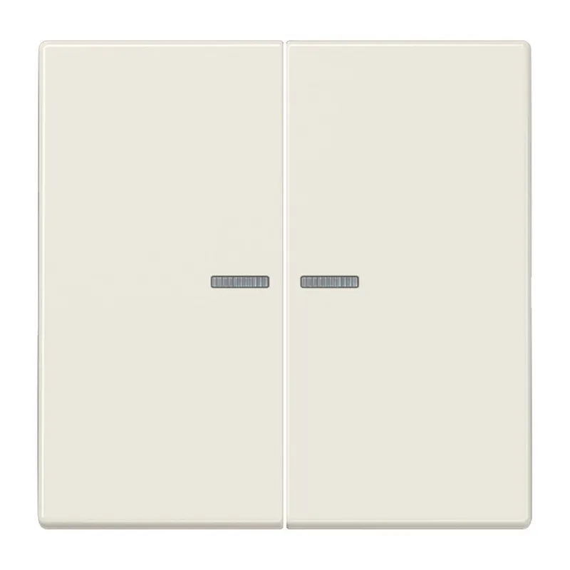 Jung HOME Taster 2fach, Duroplast, Serie LS, weiß BTLS17102