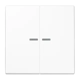 Jung KNX RF Taster 2fach, Duroplast, Serie LS, alpinweiß LS10921STRFWW