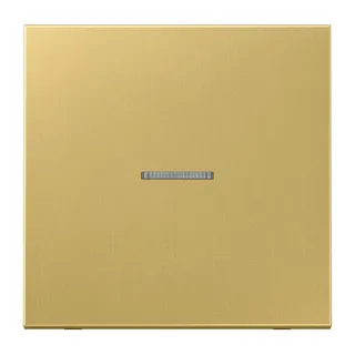 Jung KNX RF Taster 1fach, neutral, Messing, Serie LS, Messing classic ME10911STRFC