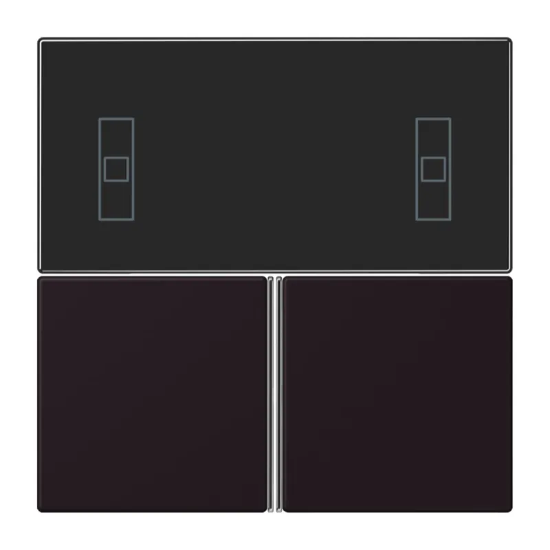 Jung Tastensatz 3fach, F40 Raumcontroller, Serie LS, noir d'ivoire LC4093TSA248