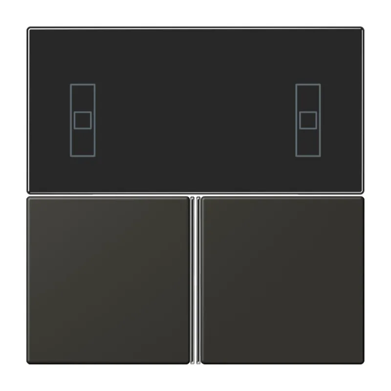 Jung Tastensatz 3fach, F40 Raumcontroller, Serie LS, ombre naturelle 59 LC4093TSA259