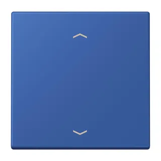 Jung Wippe, mit Pfeilsymbolen für Taster 1fach, Serie LS, bleu outremer 59 LC101P253