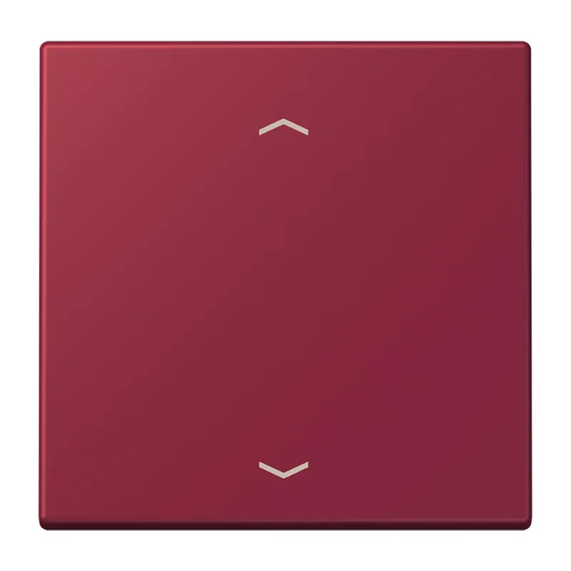 Jung Wippe 1fach, mit Pfeilsymbolen, Serie LS, le rubis LC990P255