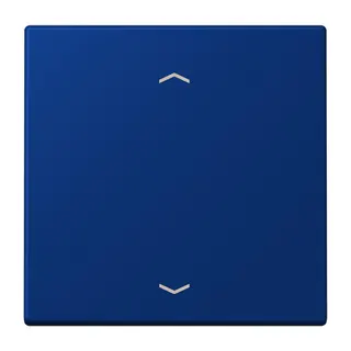 Jung Wippe, mit Pfeilsymbolen für Taster 1fach, Serie LS, bleu outremer foncé LC101P261