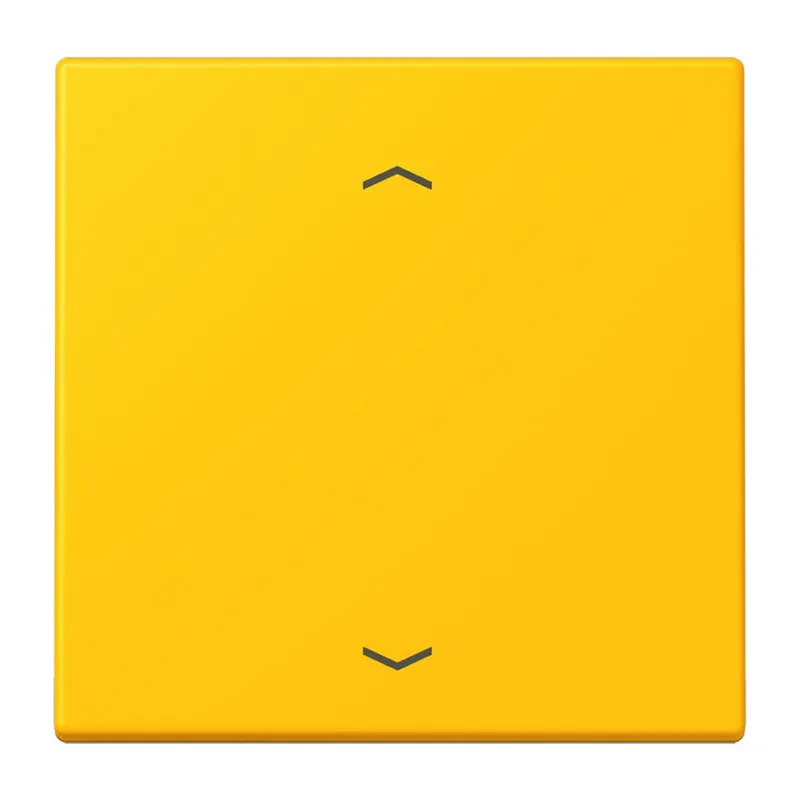 Jung Wippe 1fach, mit Pfeilsymbolen, Serie LS, le jaune vif LC990P263