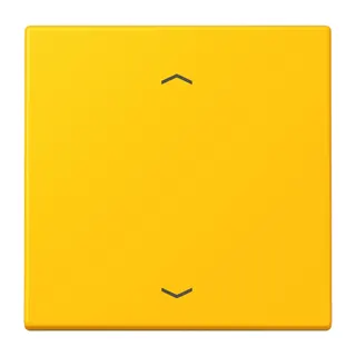 Jung Wippe, mit Pfeilsymbolen für Taster 1fach, Serie LS, le jaune vif LC101P263