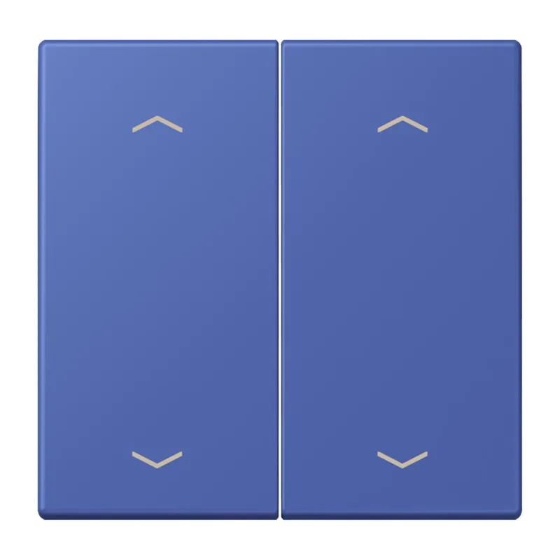 Jung Wippe, mit Pfeilsymbolen für Taster 2fach, Serie LS, bleu outremer 31 LC102P206