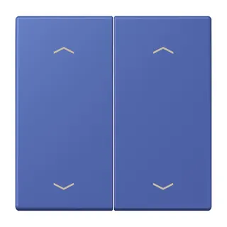 Jung Wippe, mit Pfeilsymbolen für Taster 2fach, Serie LS, bleu outremer 31 LC102P206