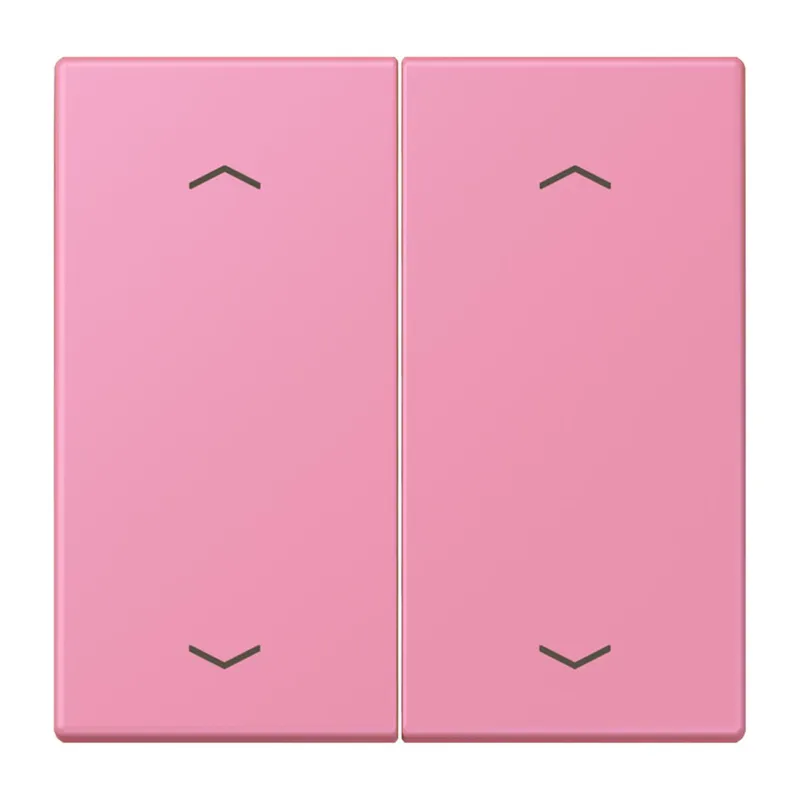 Jung Wippe, mit Pfeilsymbolen für Taster 2fach, Serie LS, rose vif LC102P246