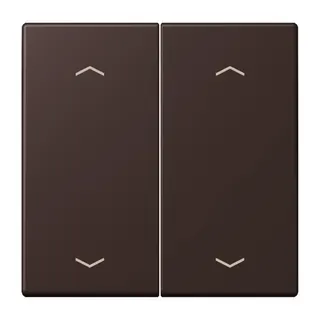 Jung Wippe, mit Pfeilsymbolen für Taster 2fach, Serie LS, terre d?ombre br?lée 59 LC102P252