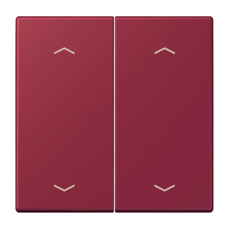 Jung Wippe, mit Pfeilsymbolen für Taster 2fach, Serie LS, le rubis LC102P255