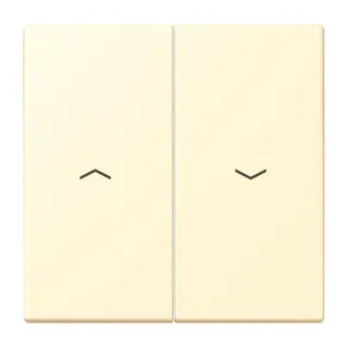 Jung Wippe 2fach, mit Pfeilsymbolen, Serie LS, blanc LC995P201