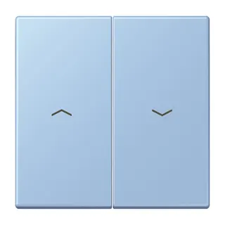 Jung Wippe 2fach, mit Pfeilsymbolen, Serie LS, outremer moyen LC995P207