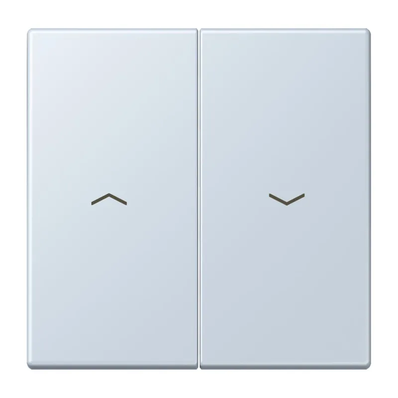 Jung Wippe 2fach, mit Pfeilsymbolen, Serie LS, outremer pale LC995P209