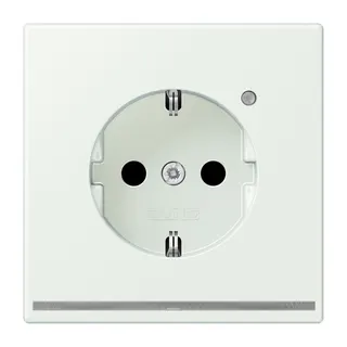 Jung SCHUKO Steckdose, 16 A 250 V ~, mit LED-Orientierungslicht, SAFETY+, Serie LS, outremer gris LC1520-OLNW210