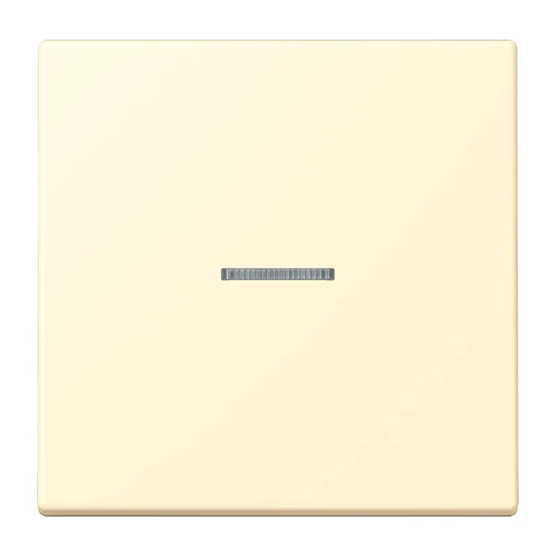 Jung Wippe 1fach mit Lichtleiter, Serie LS, blanc LC990KO5201