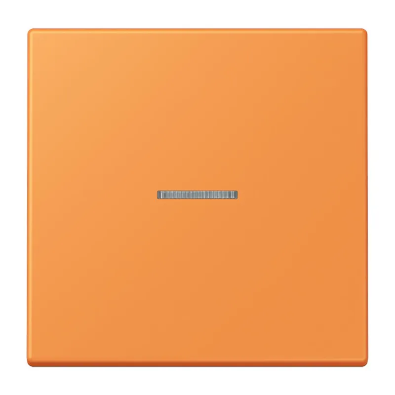 Jung Wippe 1fach mit Lichtleiter, Serie LS, orange clair LC990KO5225