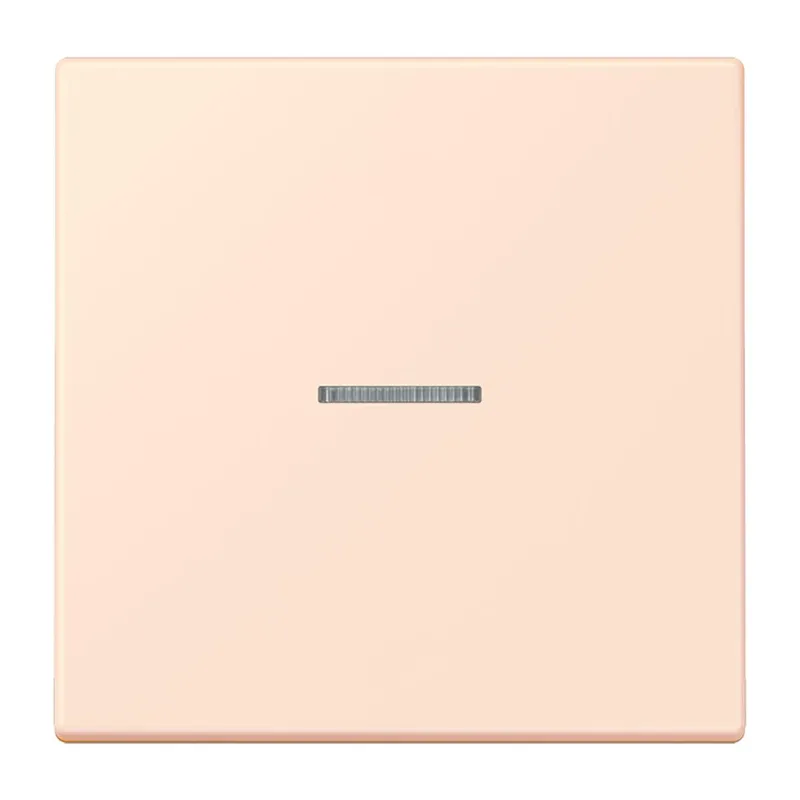 Jung Wippe 1fach mit Lichtleiter, Serie LS, orange pâle LC990KO5226