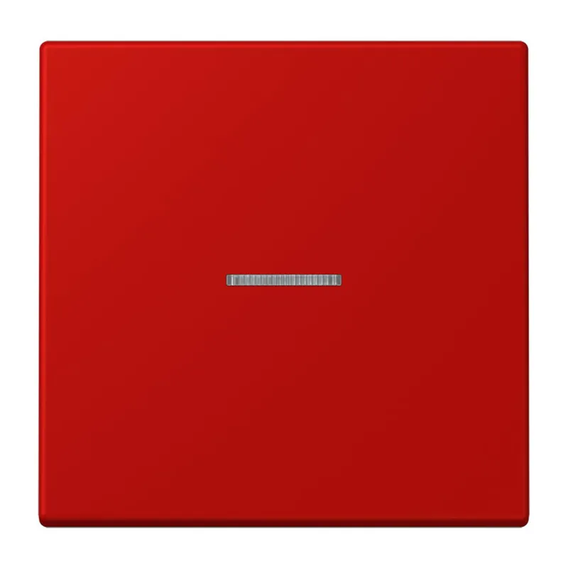 Jung Wippe 1fach mit Lichtleiter, Serie LS, rouge vermillon 31 LC990KO5227