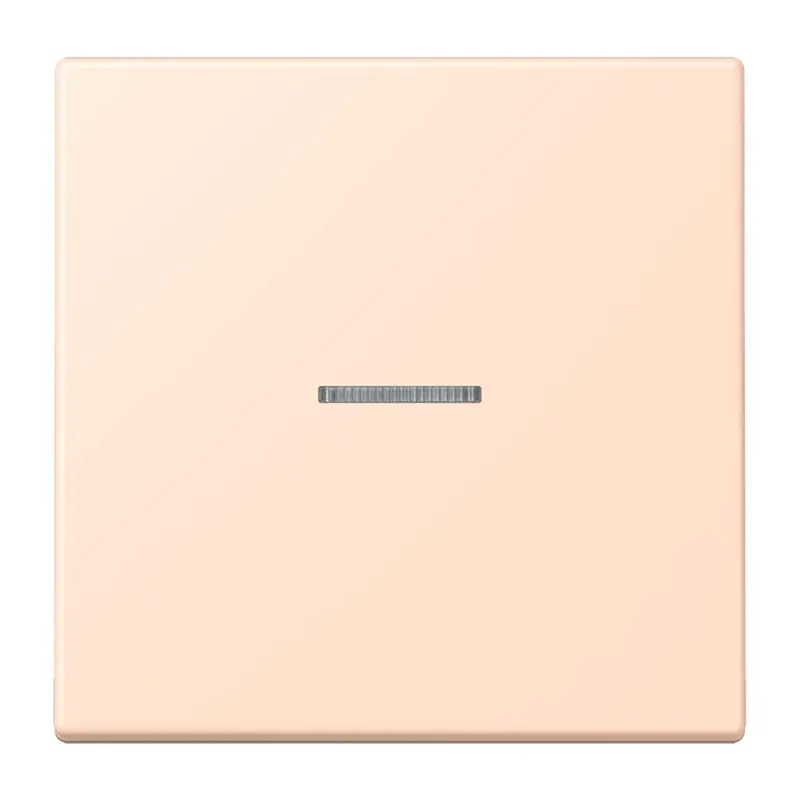 Jung Wippe 1fach mit Lichtleiter, Serie LS, rose pâle LC990KO5228
