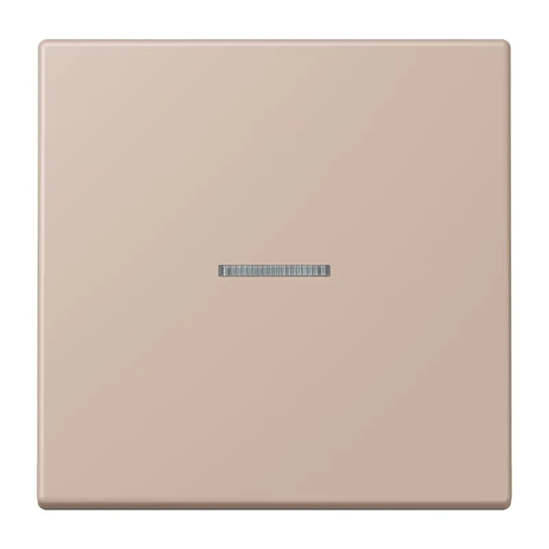 Jung Wippe 1fach mit Lichtleiter, Serie LS, ombre br?lée claire LC990KO5240