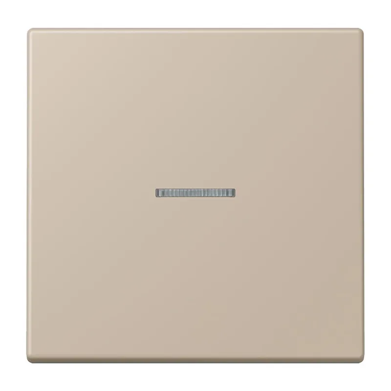 Jung Wippe 1fach mit Lichtleiter, Serie LS, ombre naturelle claire LC990KO5243