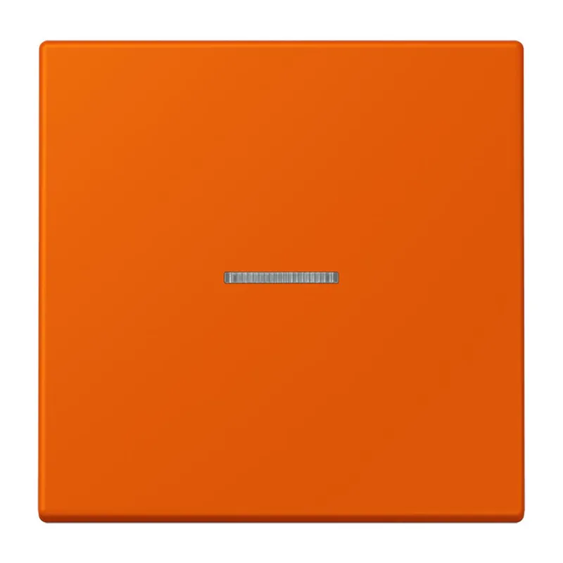 Jung Wippe 1fach mit Lichtleiter, Serie LS, orange vif LC990KO5260
