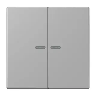 Jung HOME Taster 2fach, Serie LS, gris moyen BTLC17102204