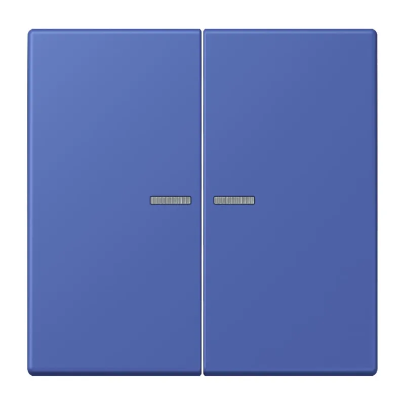 Jung Wippe 2fach mit Lichtleiter, Serie LS, bleu outremer 31 LC995KO5206