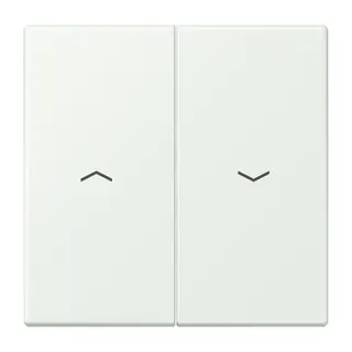 Jung Wippe 2fach, mit Pfeilsymbolen, Serie LS, outremer gris LC995P210