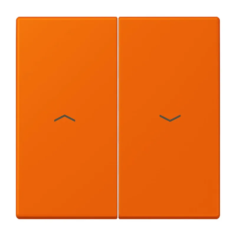 Jung Wippe 2fach, mit Pfeilsymbolen, Serie LS, orange LC995P224