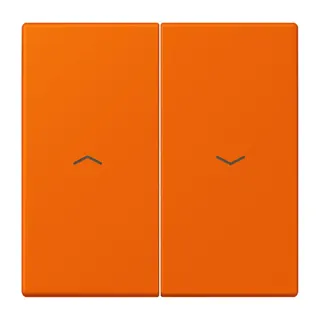 Jung Wippe 2fach, mit Pfeilsymbolen, Serie LS, orange LC995P224