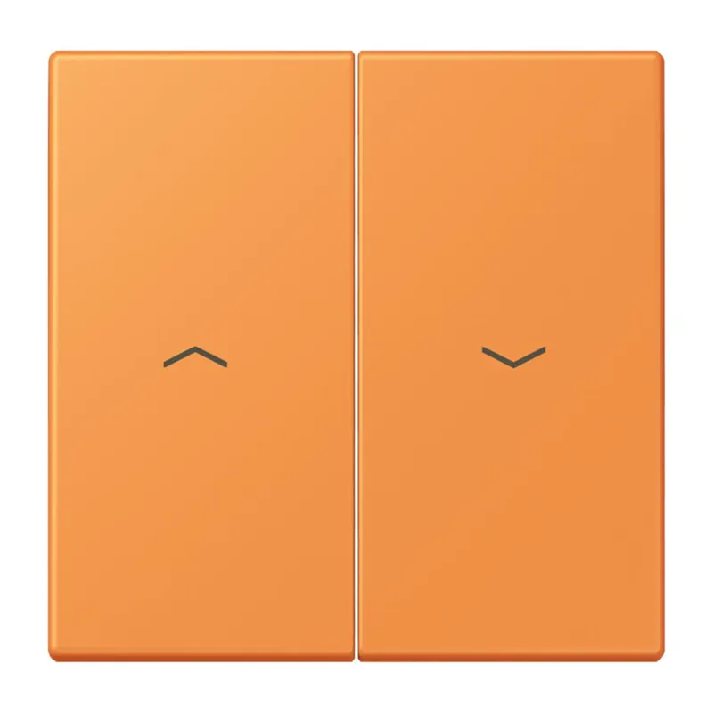 Jung Wippe 2fach, mit Pfeilsymbolen, Serie LS, orange clair LC995P225