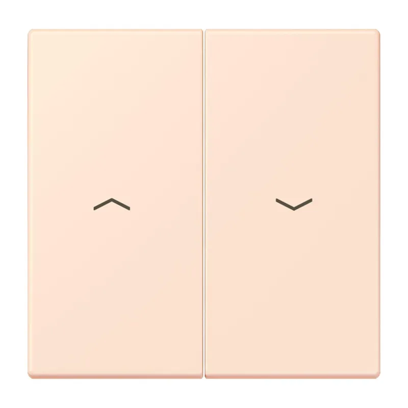 Jung Wippe 2fach, mit Pfeilsymbolen, Serie LS, orange pâle LC995P226
