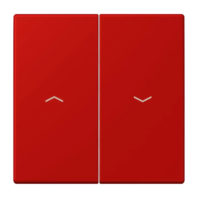 Jung Wippe 2fach, mit Pfeilsymbolen, Serie LS, rouge vermillon 31 LC995P227