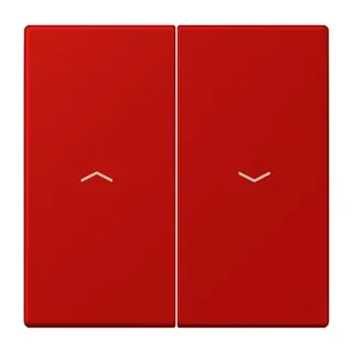 Jung Wippe 2fach, mit Pfeilsymbolen, Serie LS, rouge vermillon 31 LC995P227