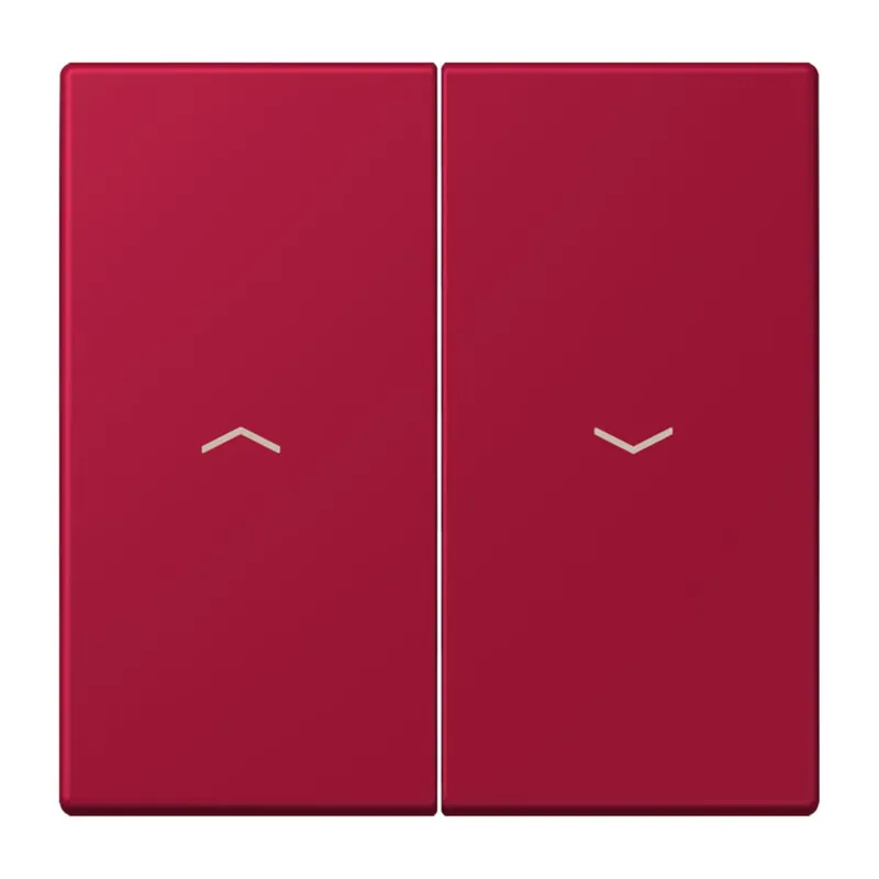 Jung Wippe 2fach, mit Pfeilsymbolen, Serie LS, rouge carmin LC995P229